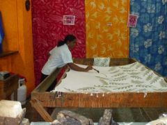 Making a batik sarong.JPG