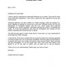 Captain's letter regarding Dr. Kruse