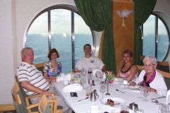 Our diningroom table mates.