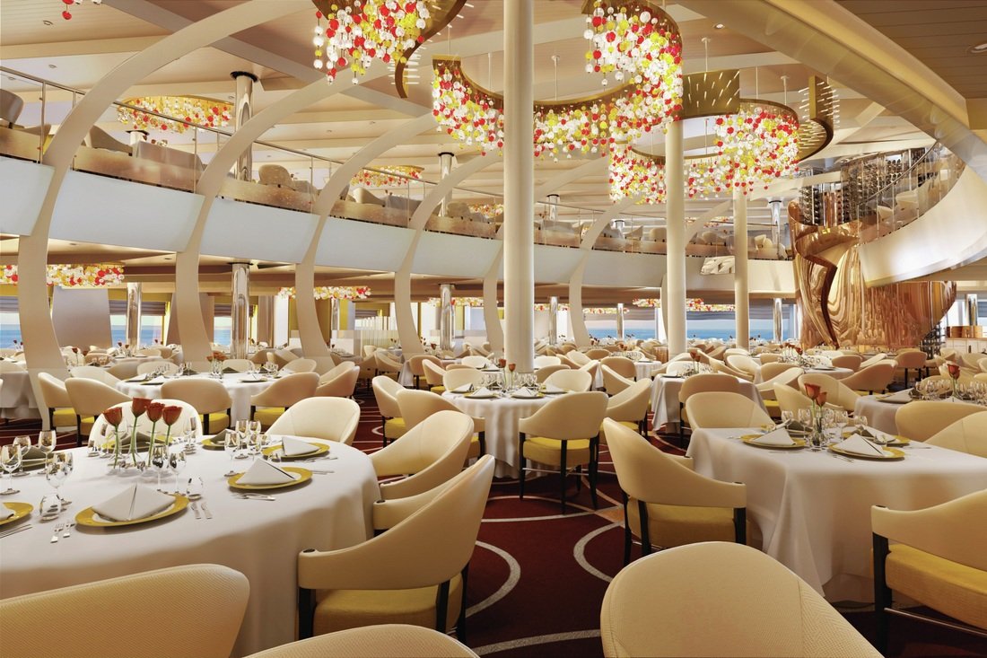 Cruise Ship Dining Room Leaf Chandelier