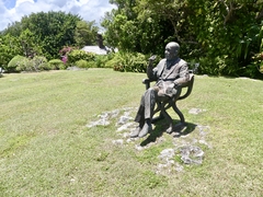 Garden Statue of Noel Coward